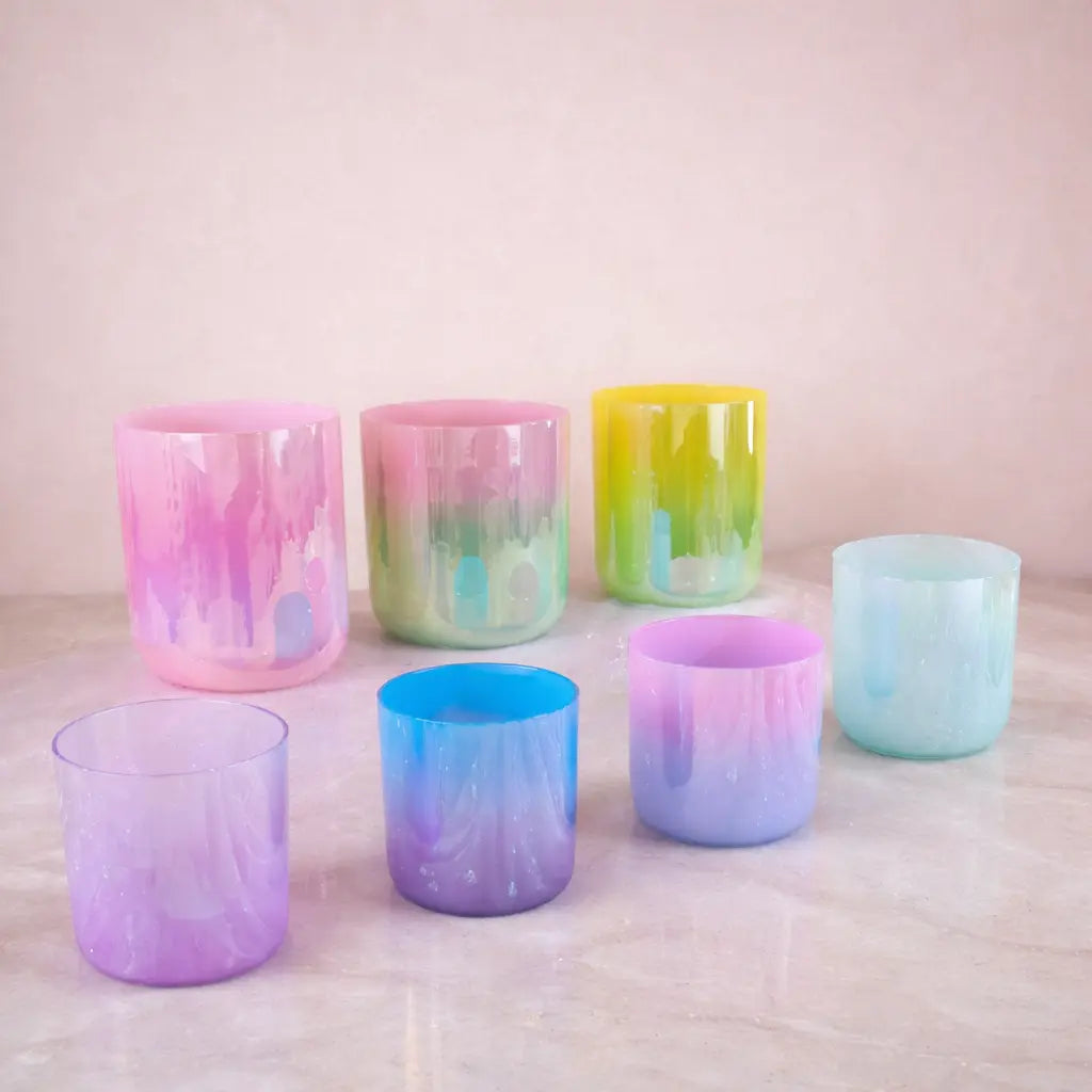 Artisan Crystal Singing Bowl Set Soul Bowls and Healing