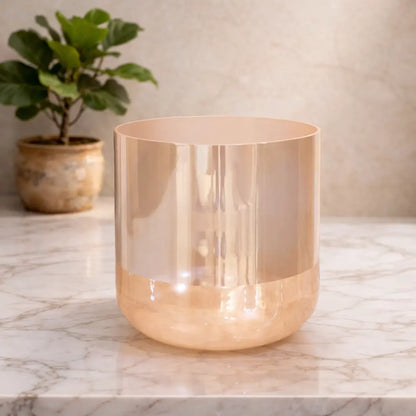 Champagne Crystal Singing Bowl Soul Bowls and Healing