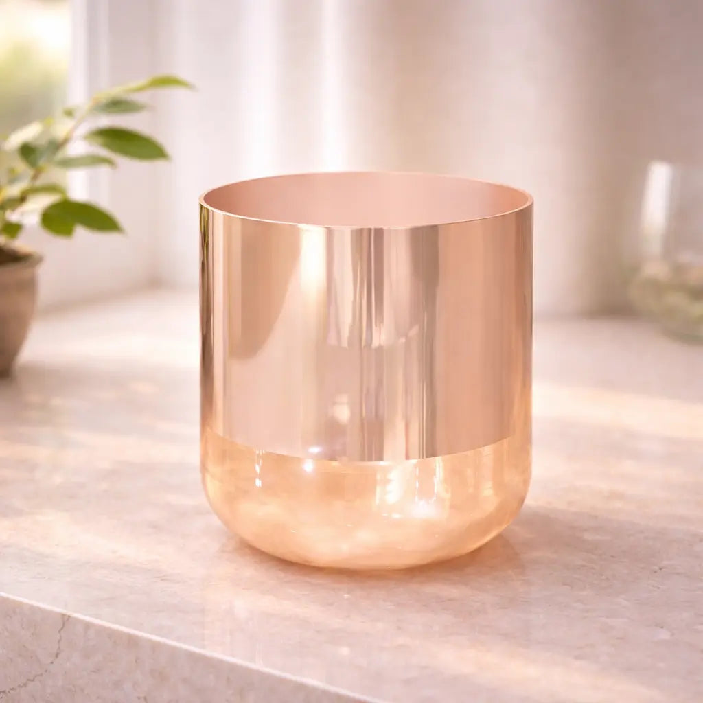 Champagne Crystal Singing Bowl Soul Bowls and Healing