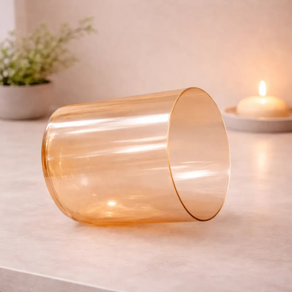 Champagne Crystal Singing Bowl Soul Bowls and Healing