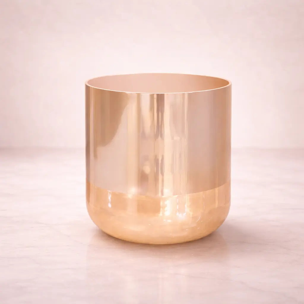 Champagne Crystal Singing Bowl Soul Bowls and Healing