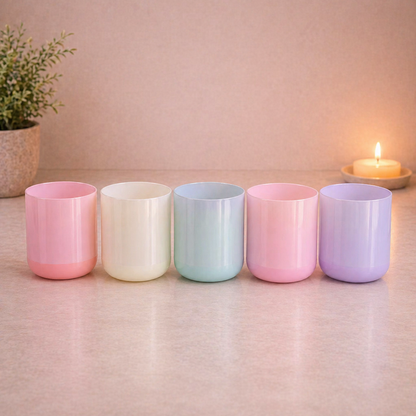 Glacé Crystal Singing Bowl Set