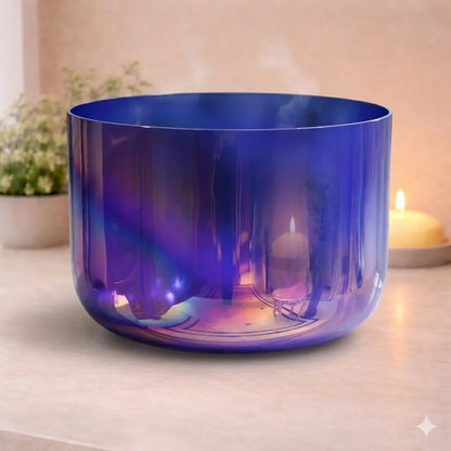 Cosmic Violet Crystal Singing Bowl Soul Bowls and Healing