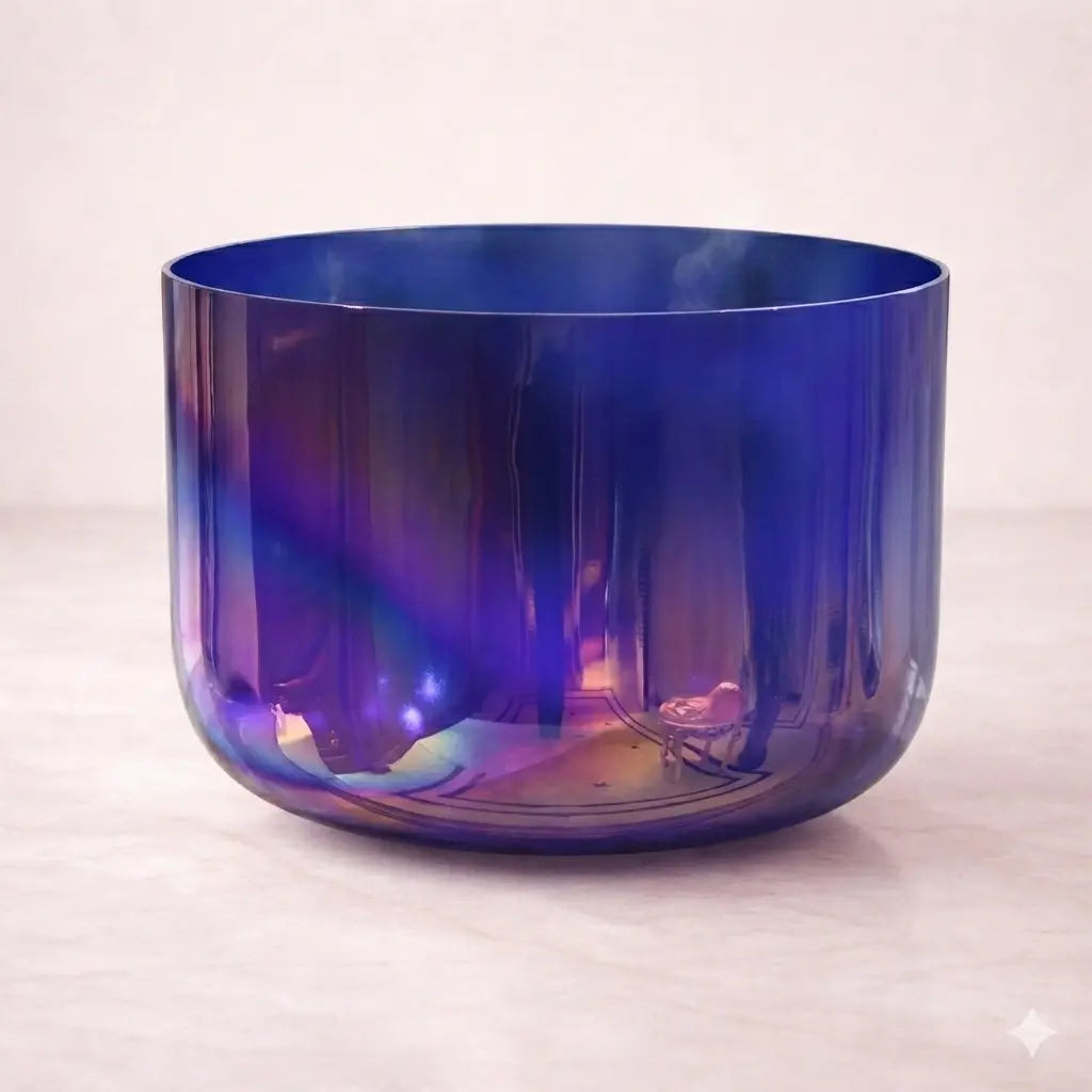 Cosmic Violet Crystal Singing Bowl Soul Bowls and Healing