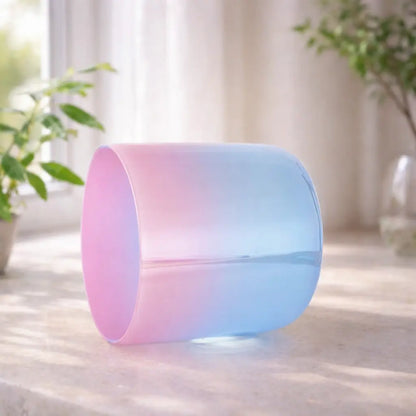 Cotton Ombré Crystal Singing Bowl Soul Bowls and Healing