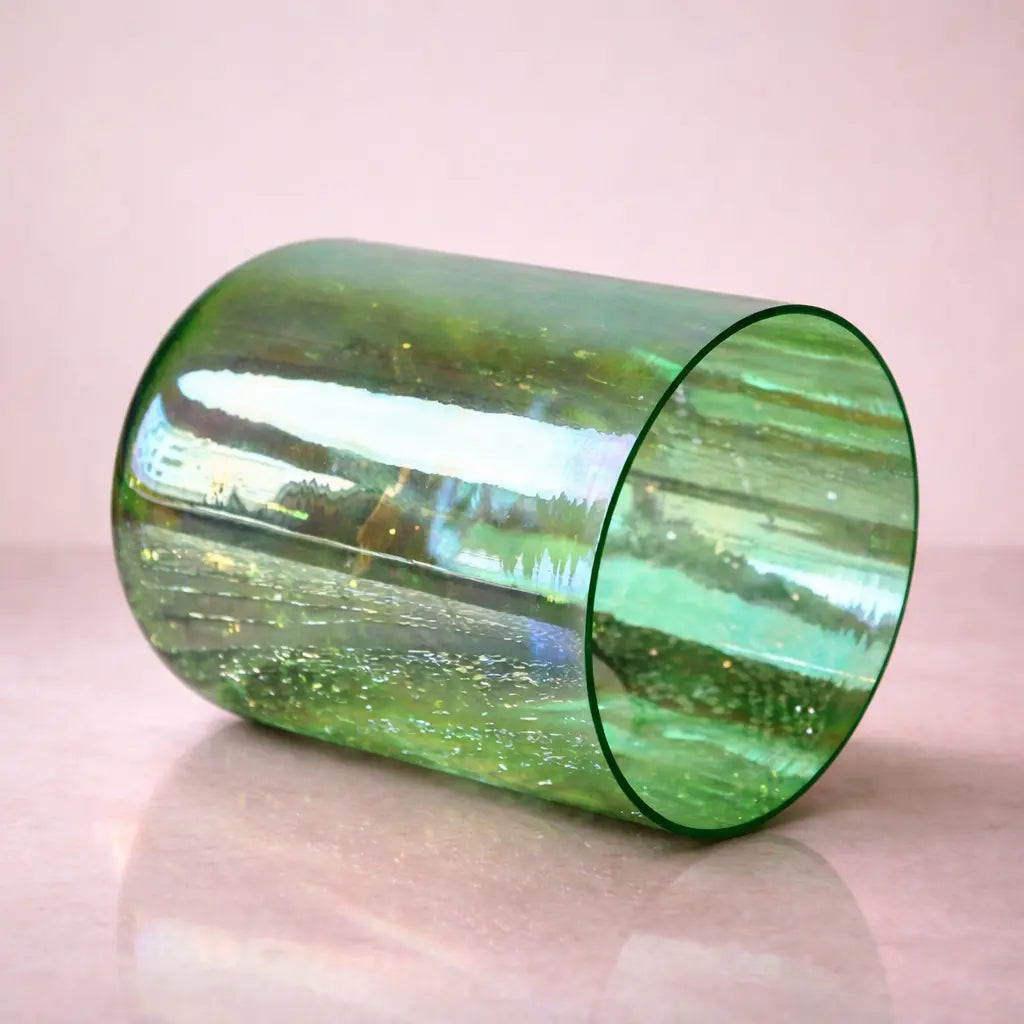 Jade Glow Crystal Singing Bowl Soul Bowls and Healing