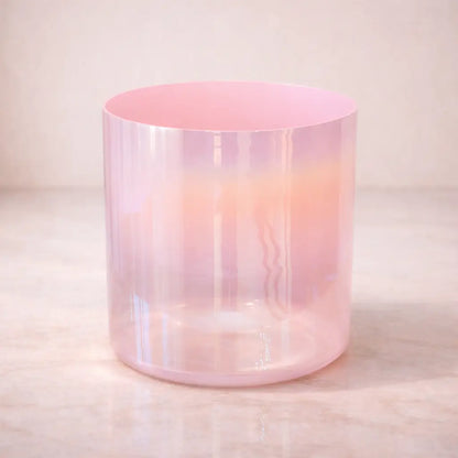 Peach Blossom Crystal Singing Bowl Soul Bowls and Healing