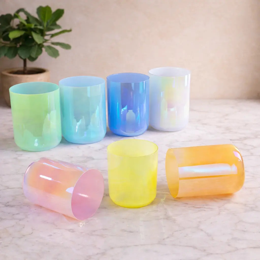 Radiant Crystal Singing Bowl Set Soul Bowls and Healing 432 Hz