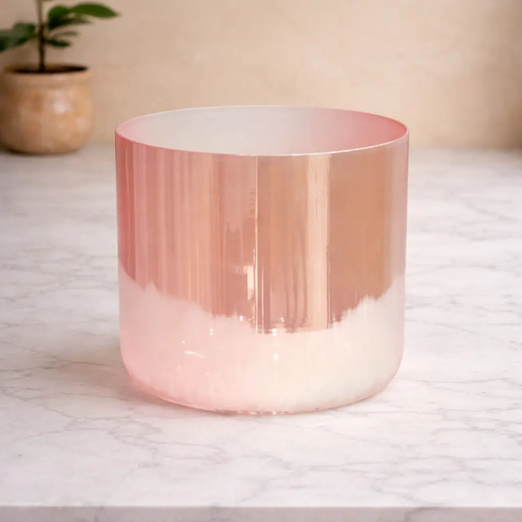Rosé Crystal Singing Bowl Soul Bowls and Healing