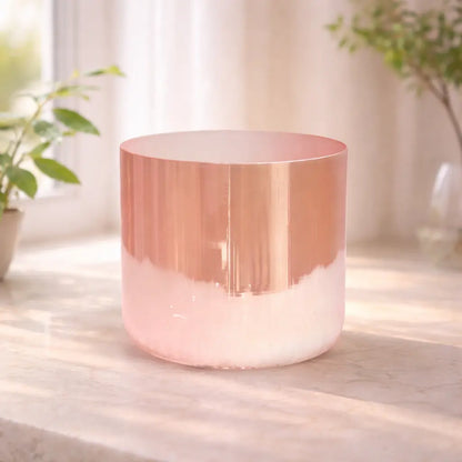 Rosé Crystal Singing Bowl Soul Bowls and Healing