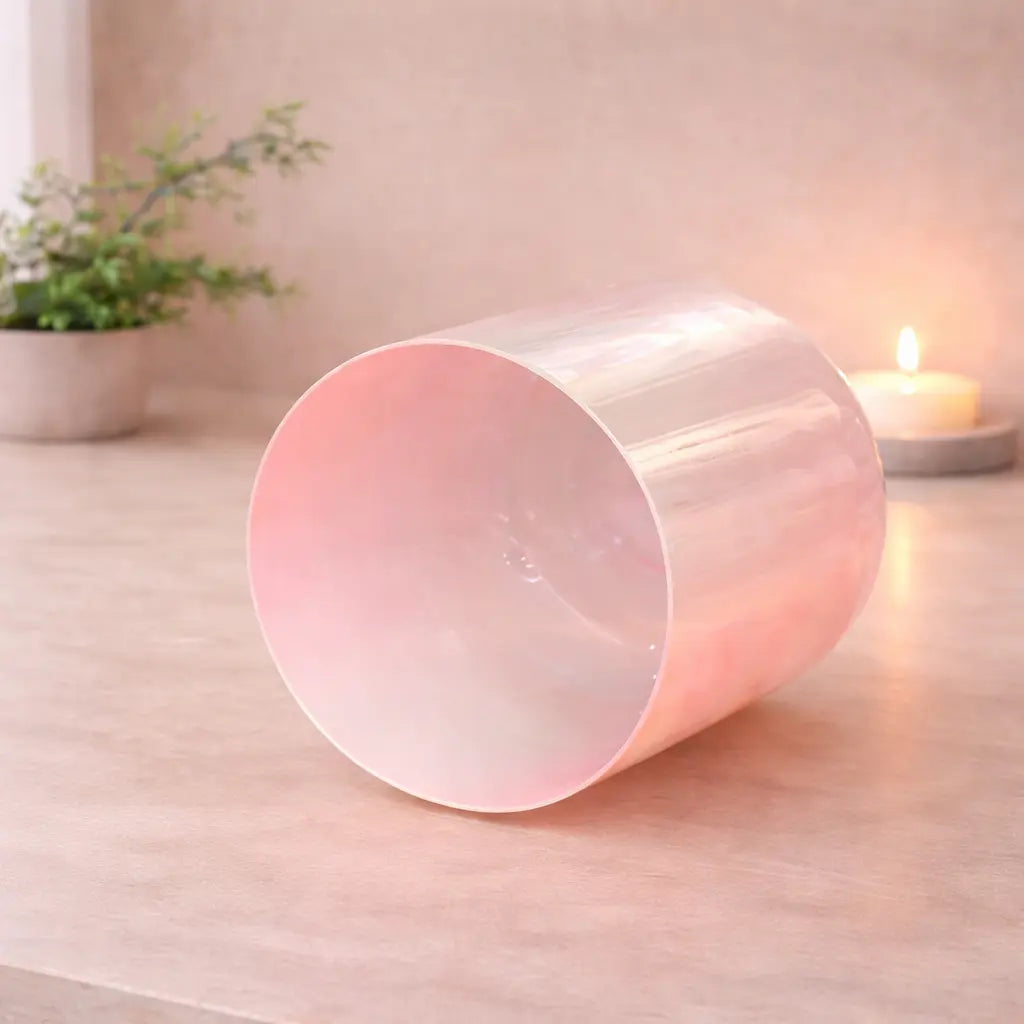 Rosé Crystal Singing Bowl Soul Bowls and Healing