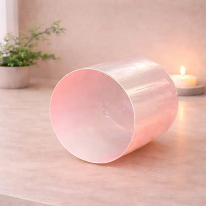 Rosé Crystal Singing Bowl Soul Bowls and Healing