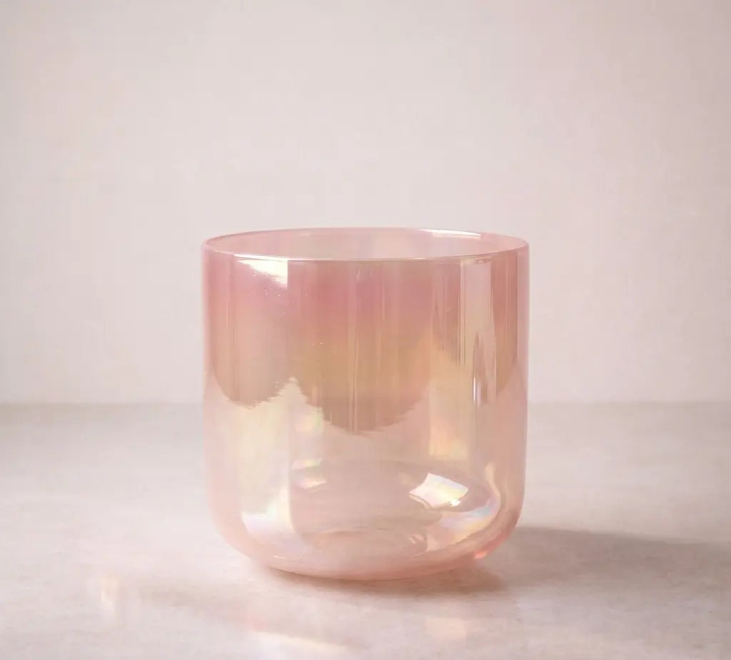 Rosé Crystal Singing Bowl Soul Bowls and Healing