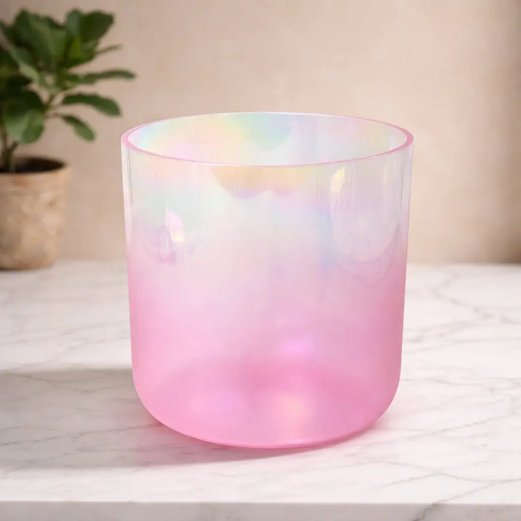 Rose Quartz Crystal Singing Bowl Soul Bowls and Healing