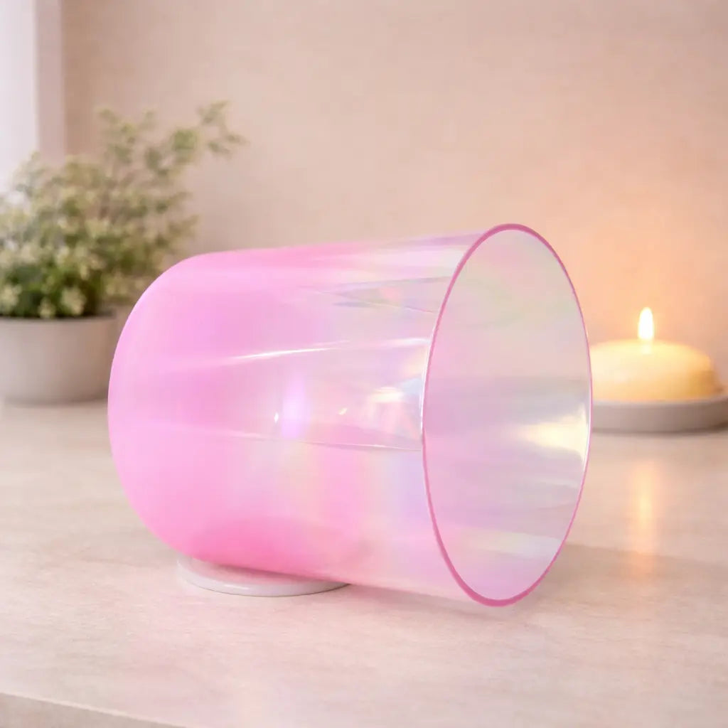 Rose Quartz Crystal Singing Bowl Soul Bowls and Healing